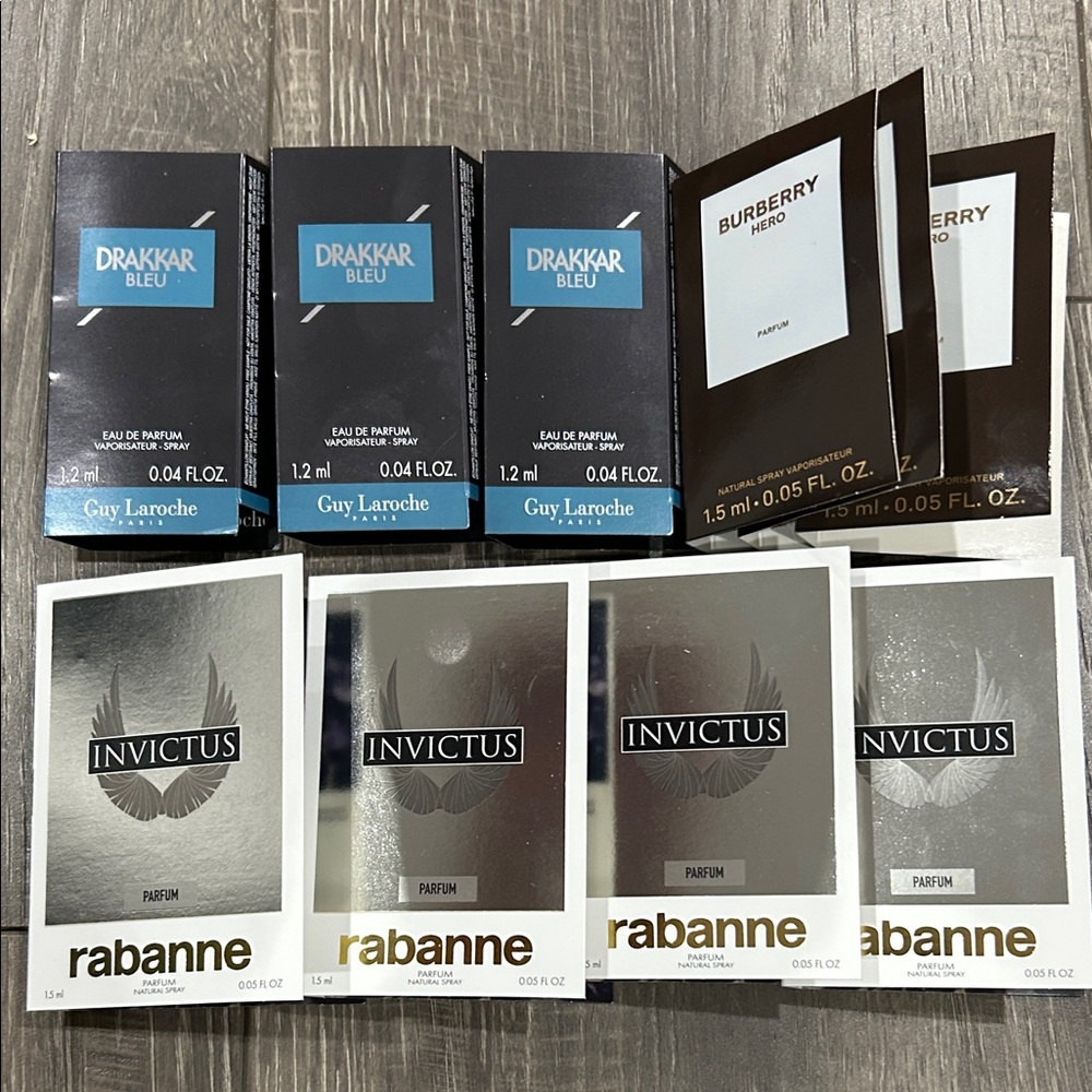 10 pieces men’s Sample collection